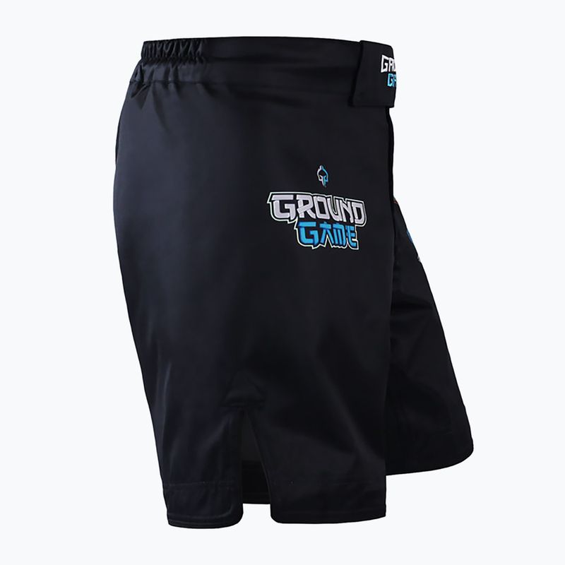 Spodenki treningowe męskie Ground Game MMA Yokai 3.0 czarne/multi 2