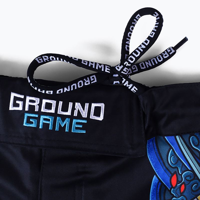 Spodenki treningowe męskie Ground Game MMA Yokai 3.0 czarne/multi 5
