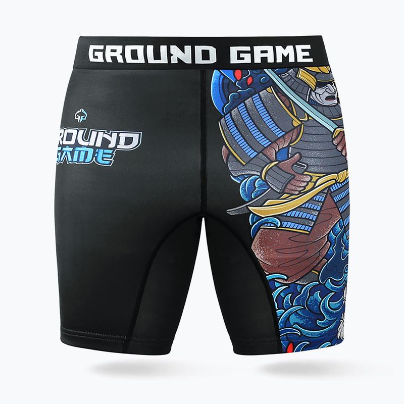 Spodenki treningowe męskie Ground Game Vale Tudo Yokai 3.0 czarny/multikolor