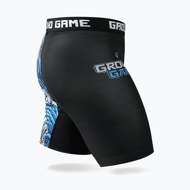 Spodenki treningowe męskie Ground Game Vale Tudo Yokai 3.0 czarny/multikolor 4