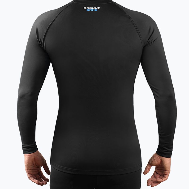 Rashguard longsleeve męski Ground Game Essential czarny 2