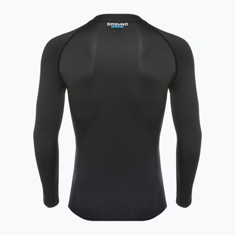 Rashguard longsleeve męski Ground Game Essential czarny 5