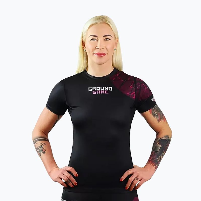 Rashguard damski Ground Game Tsuru Warrior multicolor