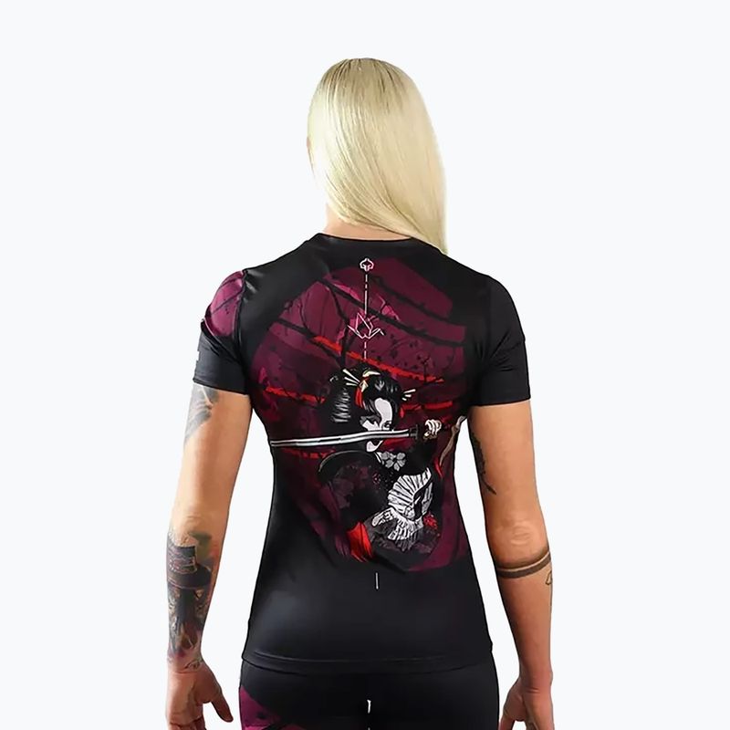 Rashguard damski Ground Game Tsuru Warrior multicolor 2