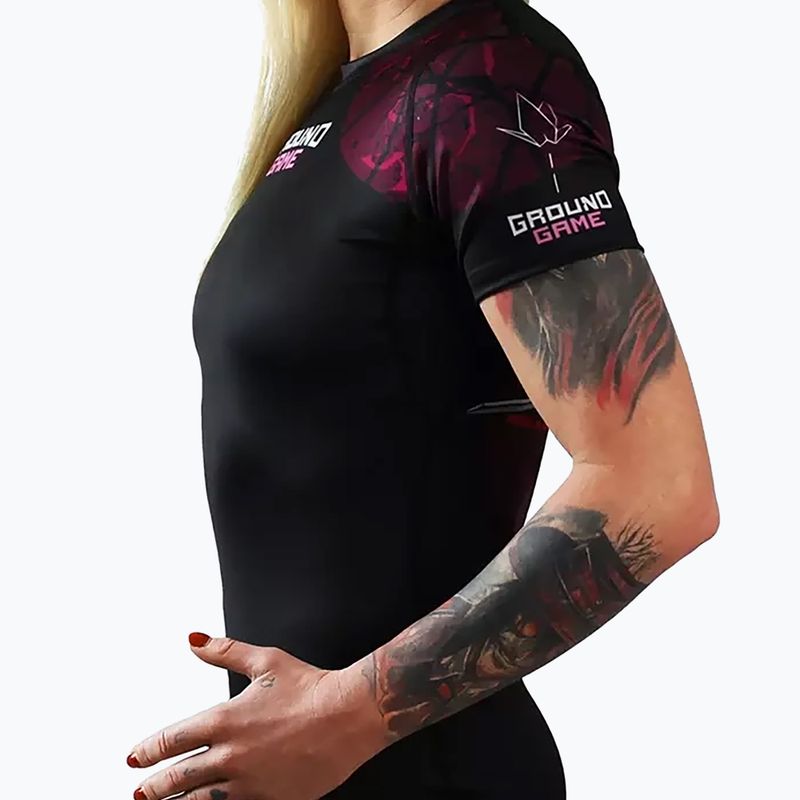 Rashguard damski Ground Game Tsuru Warrior multicolor 3