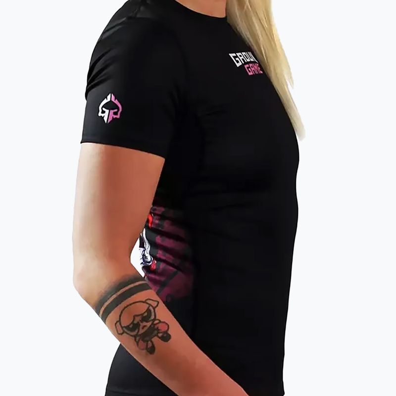 Rashguard damski Ground Game Tsuru Warrior multicolor 4