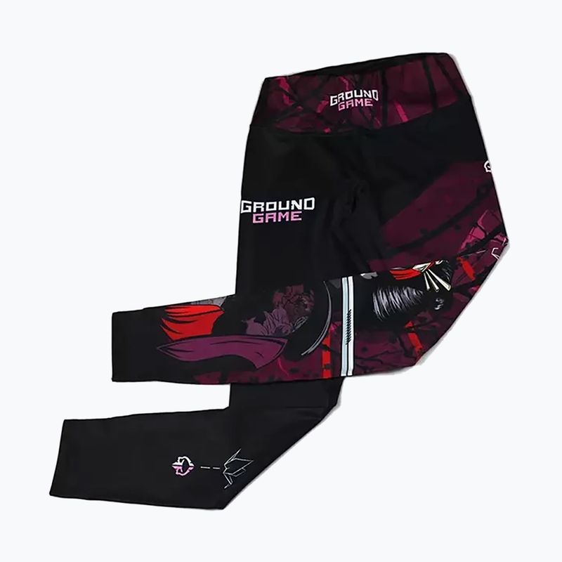 Legginsy treningowe damskie Ground Game Tsuru Warrior multicolor 5