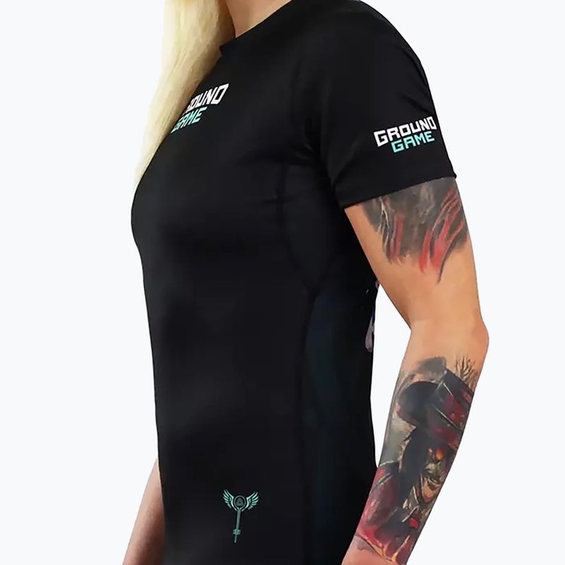 Rashguard damski Ground Game Valkyria multicolor 3