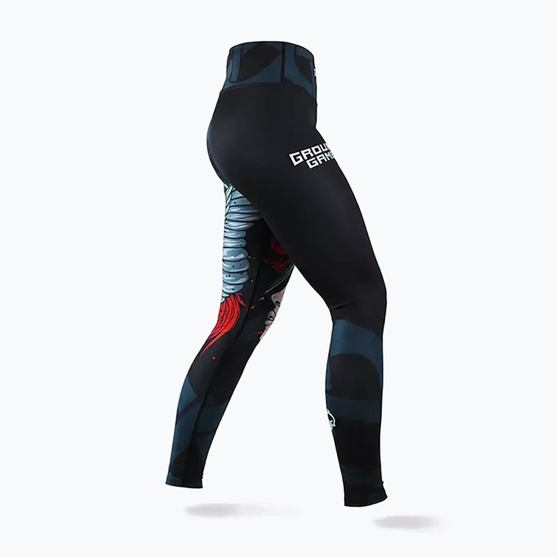 Legginsy treningowe damskie Ground Game Valkyria multicolor 4