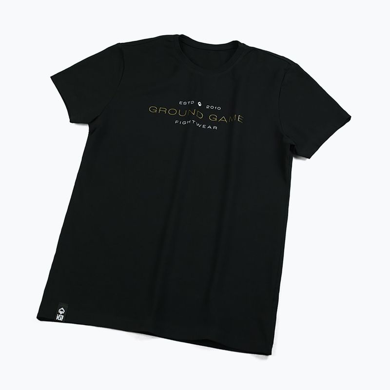 T-shirt męski Ground Game Gold Typo złoty 2