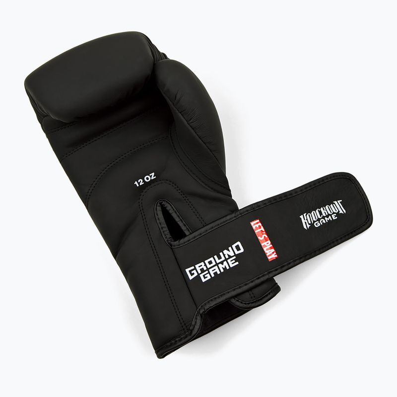 Rękawice bokserskie Ground Game Skullz czarne 6