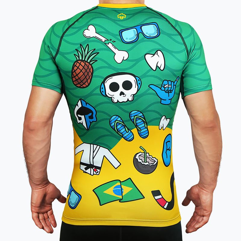 Rashguard męski Ground Game Copacabana multicolor 2