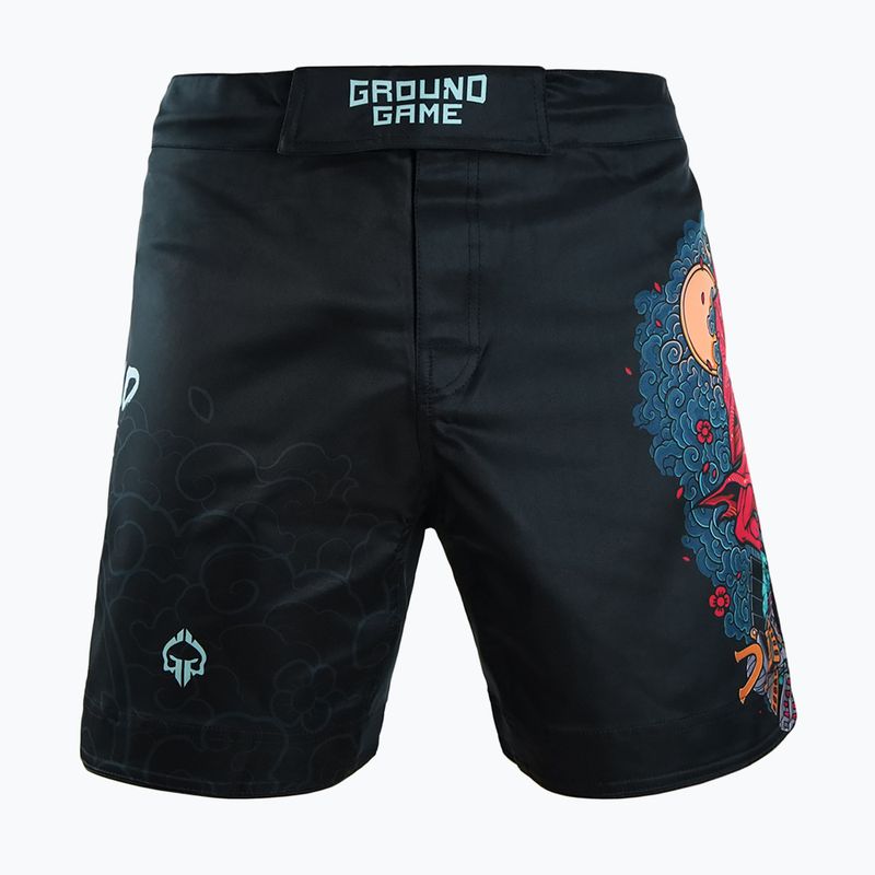 Spodenki treningowe męskie Ground Game MMA Ashi Garami multicolor