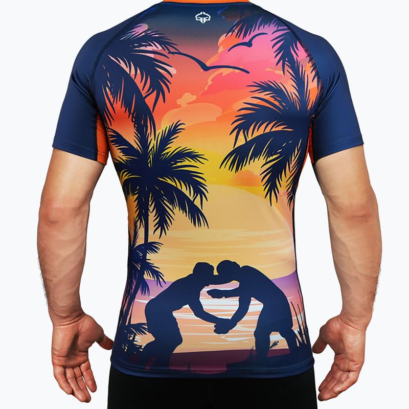 Rashguard męski Ground Game Hang Loose multicolor 2