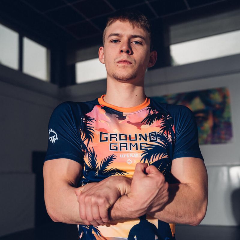Rashguard męski Ground Game Hang Loose multicolor 5