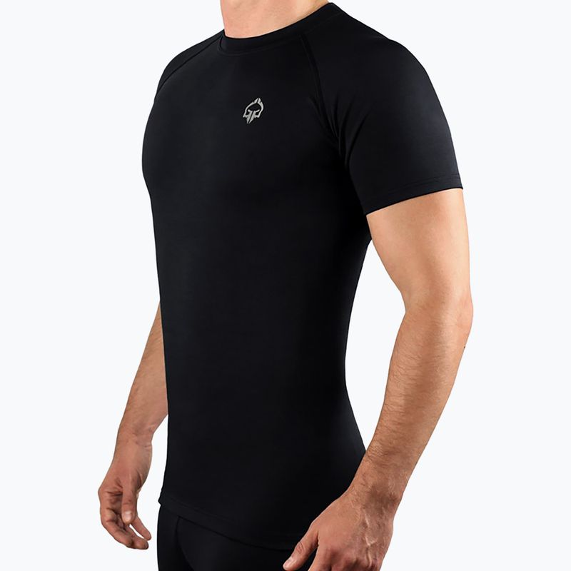 Rashguard Ground Game Essential Platinum czarny 3