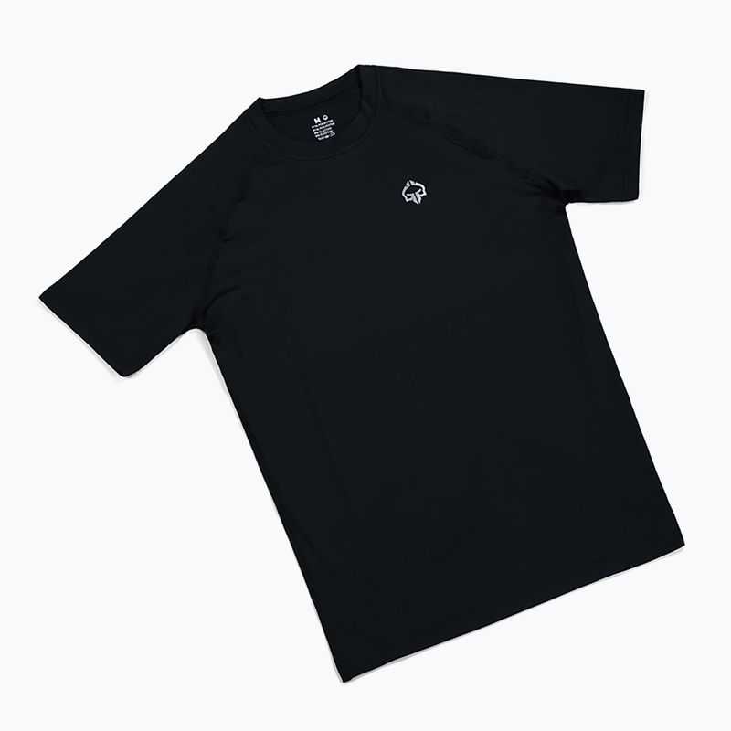 Rashguard Ground Game Essential Platinum czarny 4