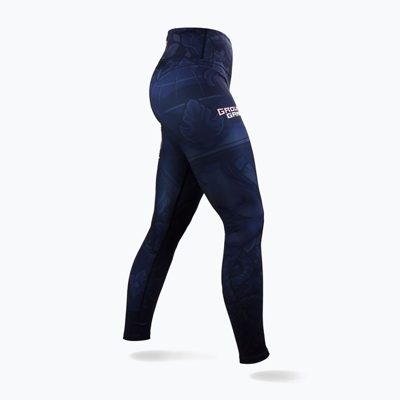 Legginsy treningowe damskie Ground Game Asami multicolor 4