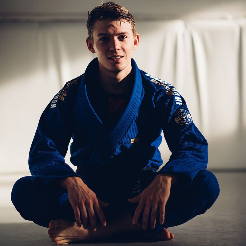 GI do brazylijskiego jiu-jitsu Ground Game Champion 3.0 niebieski 19