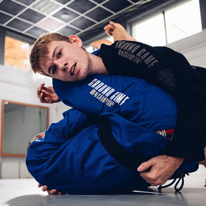 GI do brazylijskiego jiu-jitsu Ground Game Champion 3.0 niebieski 20