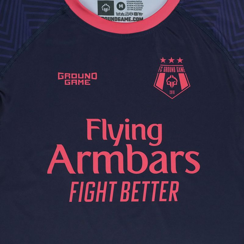Rashguard Ground Game FC Armbar granatowy 4