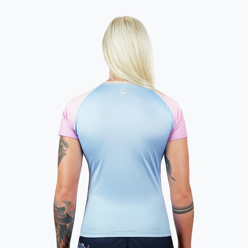 Rashguard damski Ground Game Athletic jasny niebieski 2