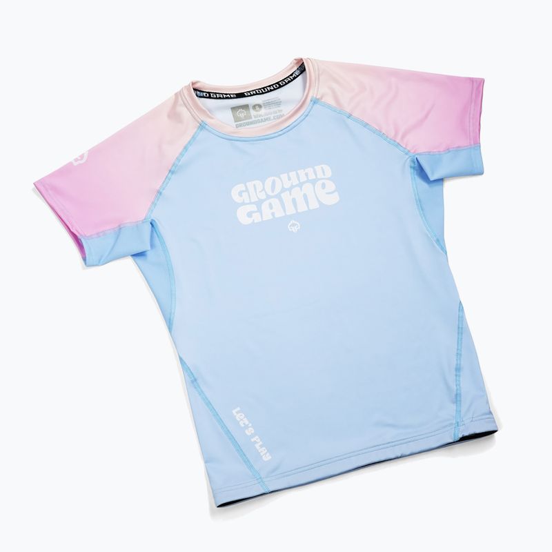 Rashguard damski Ground Game Athletic jasny niebieski 6
