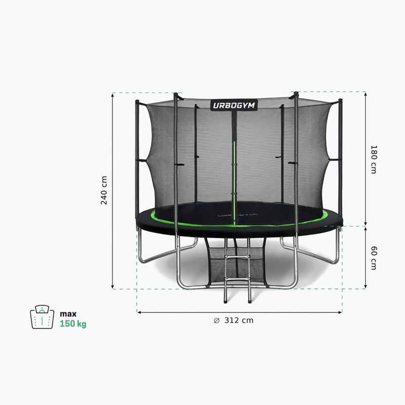 Trampolina ogrodowa UrboGym Jumper 312 cm 7