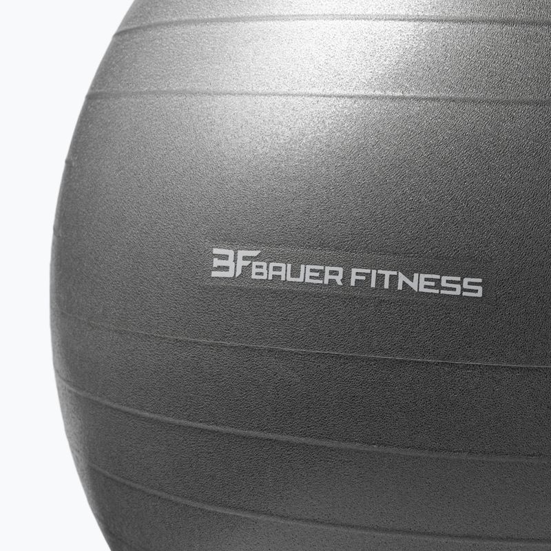 Piłka gimnastyczna Bauer Fitness Anti-Burst 75 cm srebrna 2