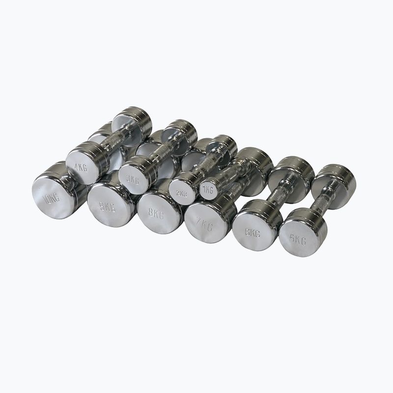Zestaw hantli chromowanych Bauer Fitness AC-151 1-10 kg