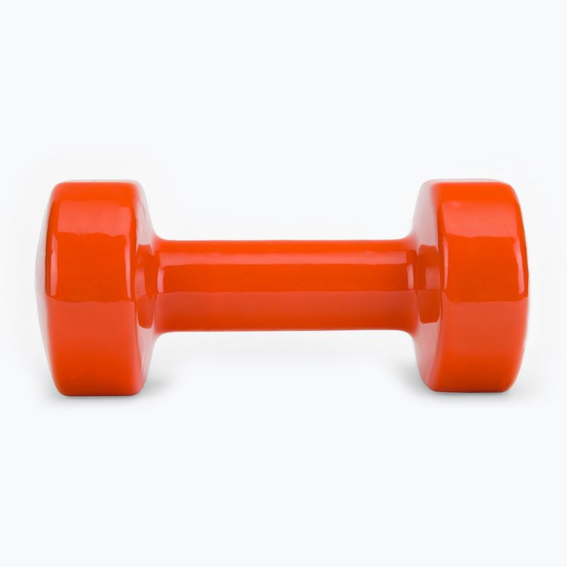 Hantel winylowy Bauer Fitness AC-1406 5 kg pomarańczowy 4