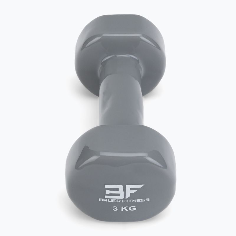 Hantel winylowy Bauer Fitness AC-1404 3 kg szary 3