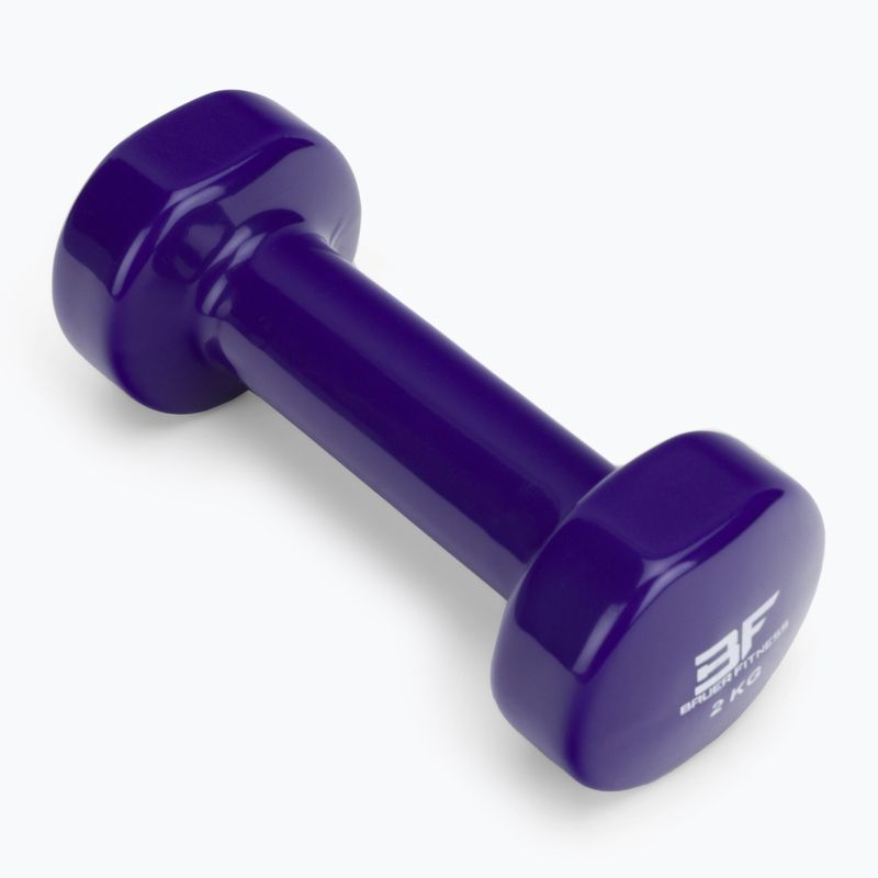 Hantel winylowy Bauer Fitness AC-1403 2 kg niebieski 2