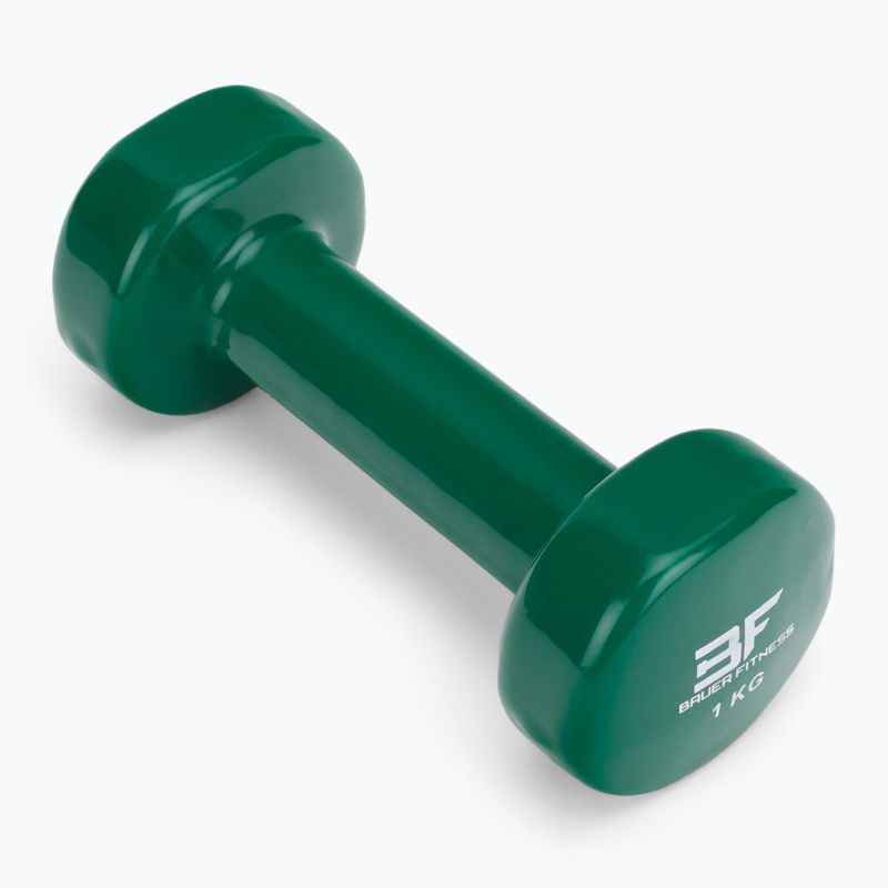 Hantel winylowy Bauer Fitness AC-1402 1 kg zielony 2