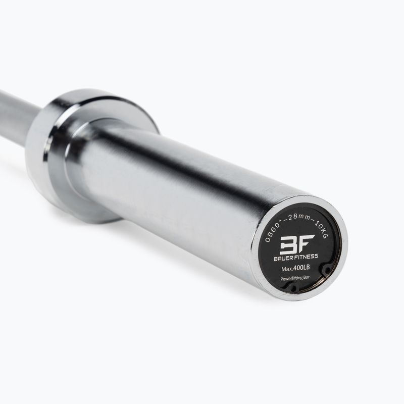 Gryf olimpijski prosty chromowany Bauer Fitness AC-131 3