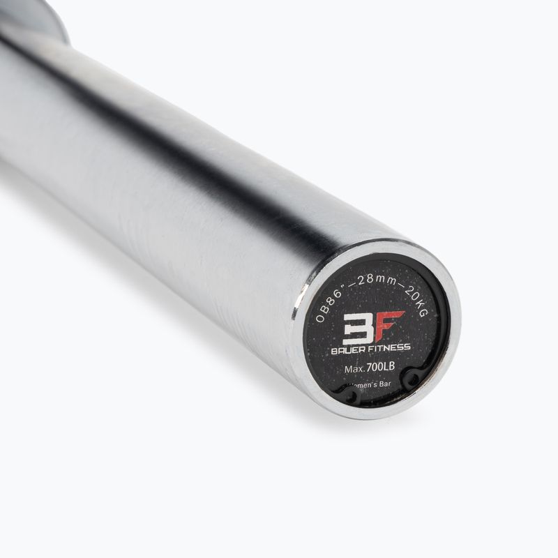Gryf olimpijski chromowany Bauer Fitness AC-116 3