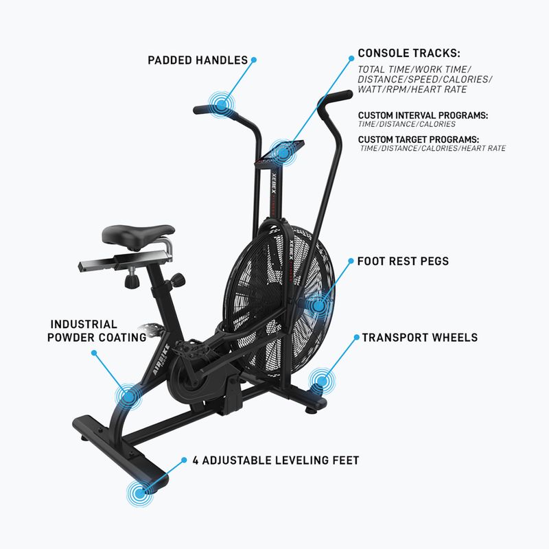 Rower powietrzny Xebex Air 1000 black 9