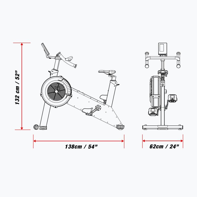 Rower powietrzny XEBEX Eco Air Cycle black 12