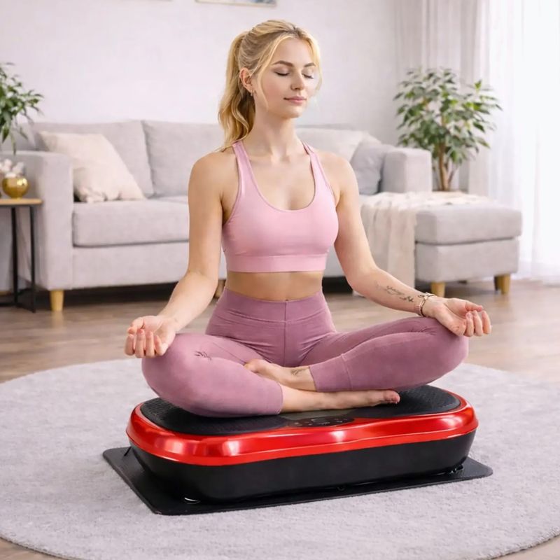 Platforma wibracyjna Extralink Moonwalk Spin Move black/red 11