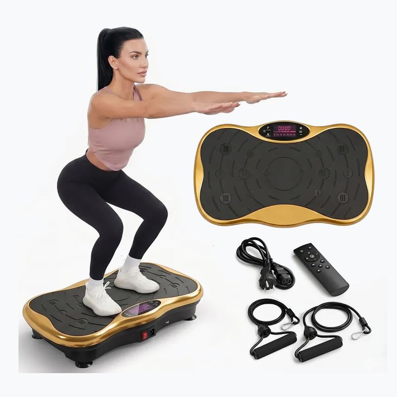 Platforma wibracyjna Extralink Moonwalk Spin Move black/gold 8