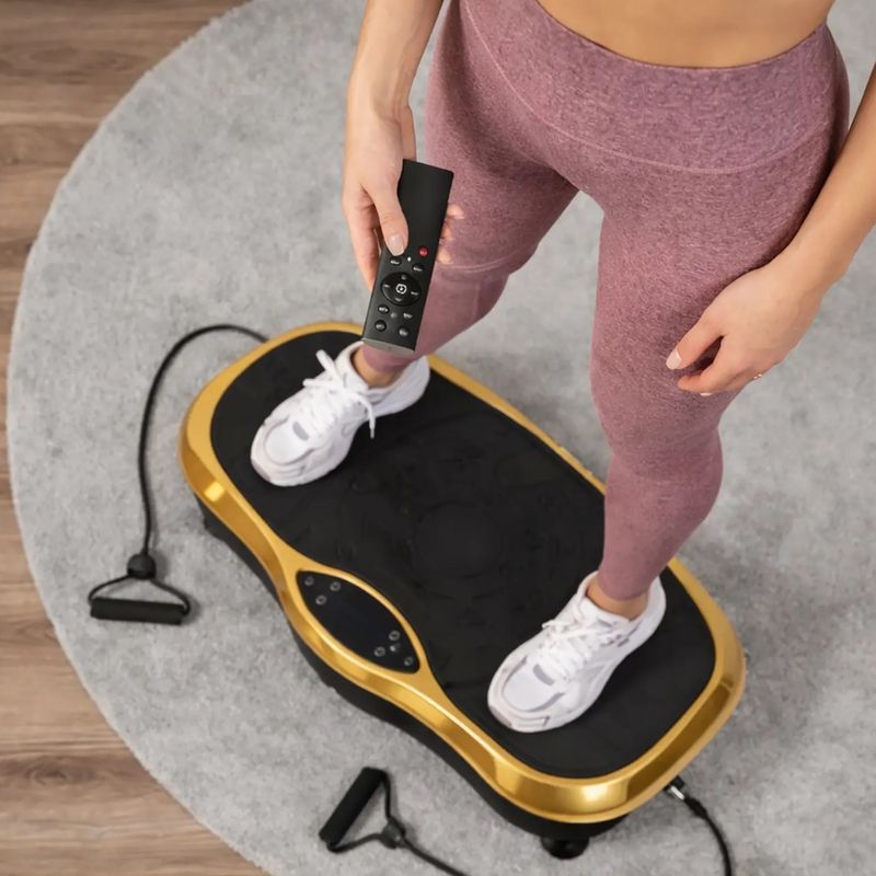Platforma wibracyjna Extralink Moonwalk Spin Move black/gold 11