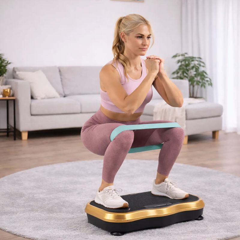 Platforma wibracyjna Extralink Moonwalk Spin Move black/gold 13
