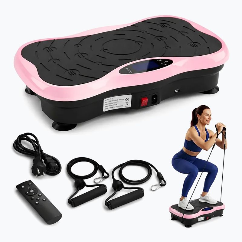 Platforma wibracyjna Extralink Moonwalk Spin Move black/pink 7