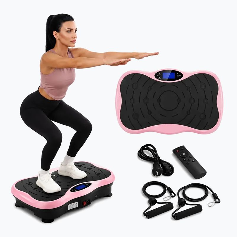 Platforma wibracyjna Extralink Moonwalk Spin Move black/pink 8