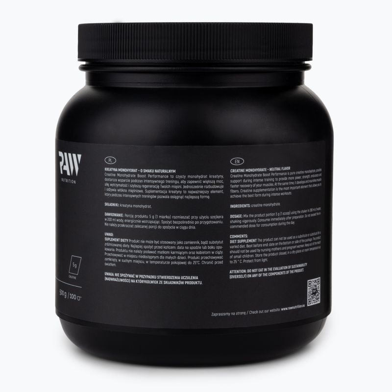 Kreatyna Raw Nutrition Monohydrat 500 g 3