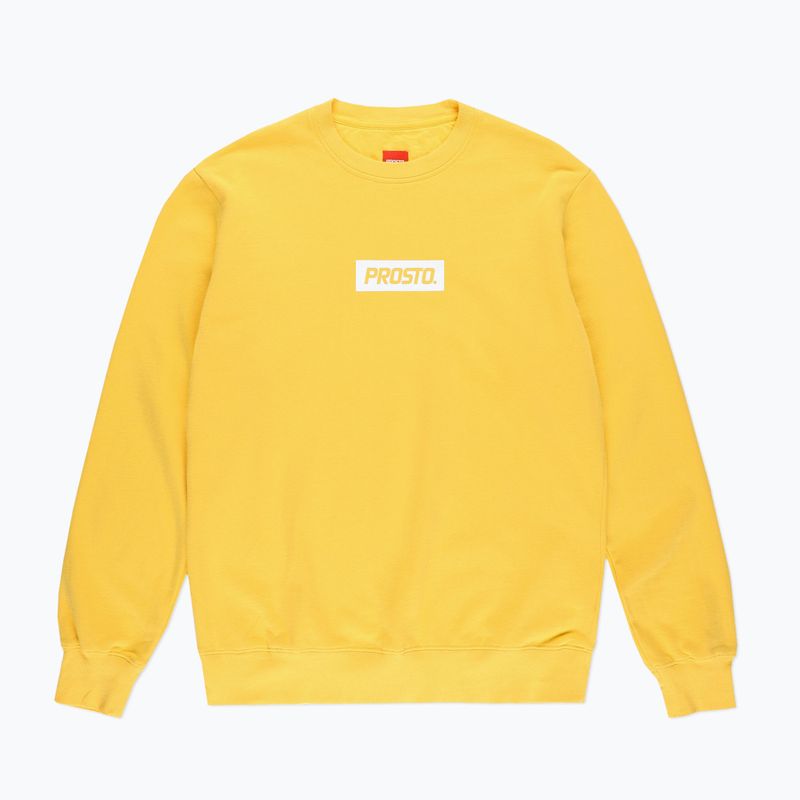 Bluza męska PROSTO Crewneck Bokz yellow