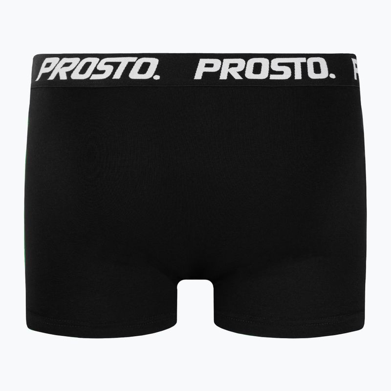 Bokserki męskie PROSTO Boxers 3 pary black 2