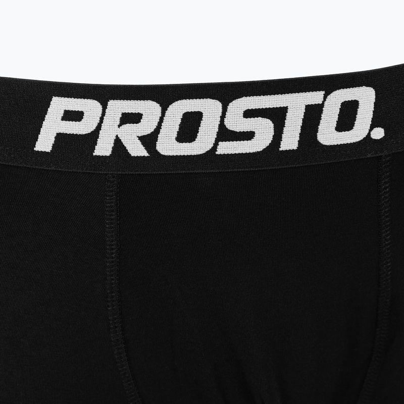 Bokserki męskie PROSTO Boxers 3 pary black 4