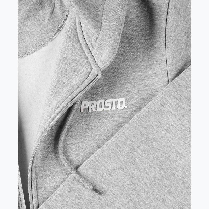 Bluza męska PROSTO Rendot Zip Hoodie gray 4