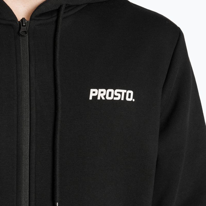 Bluza męska PROSTO Rendot Zip Hoodie black 3